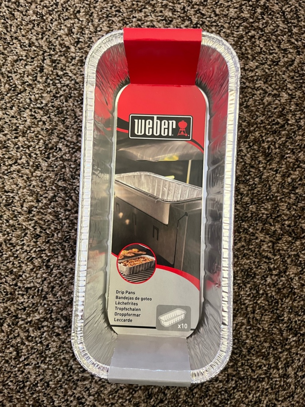 Weber Aluminum Drip Pans - Silver (Set) 6417